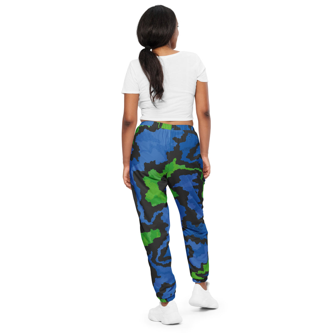 Unisex Track Pants - Blue-Green World