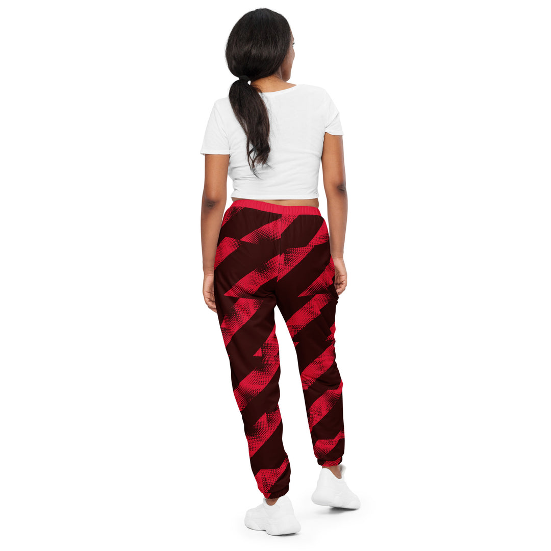 Unisex Track Pants - Red-Black Hero