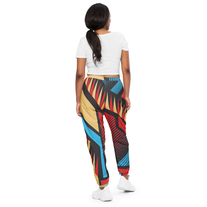 Unisex Track Pants - Red-Blue Circus