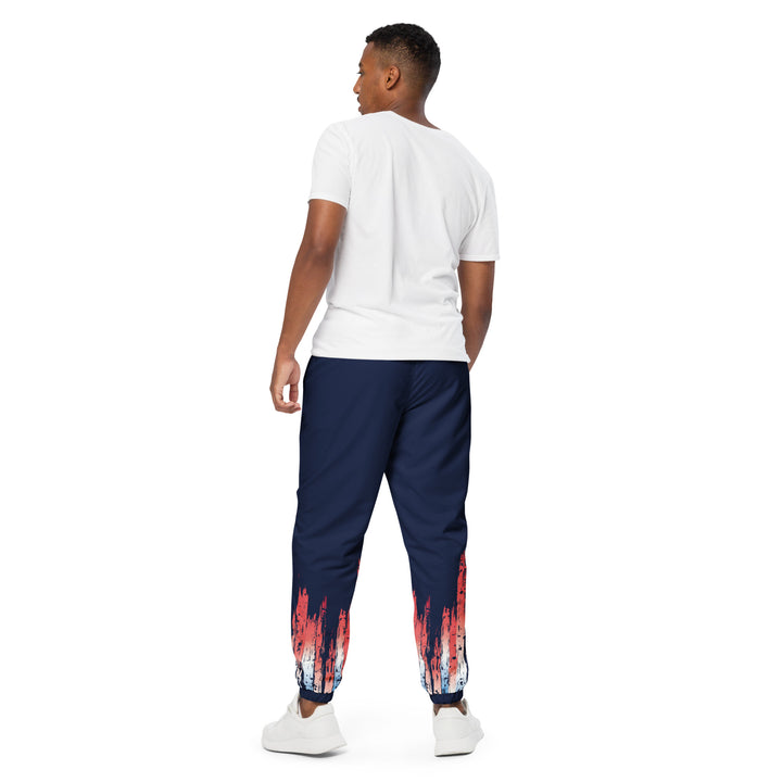 Unisex Track Pants - Blue-Red Hope