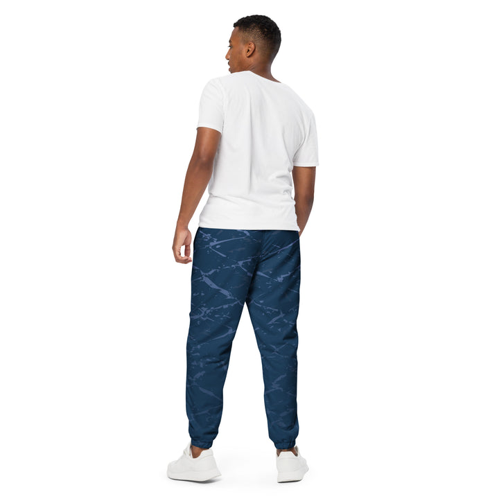 Unisex Track Pants - Blue Mesh