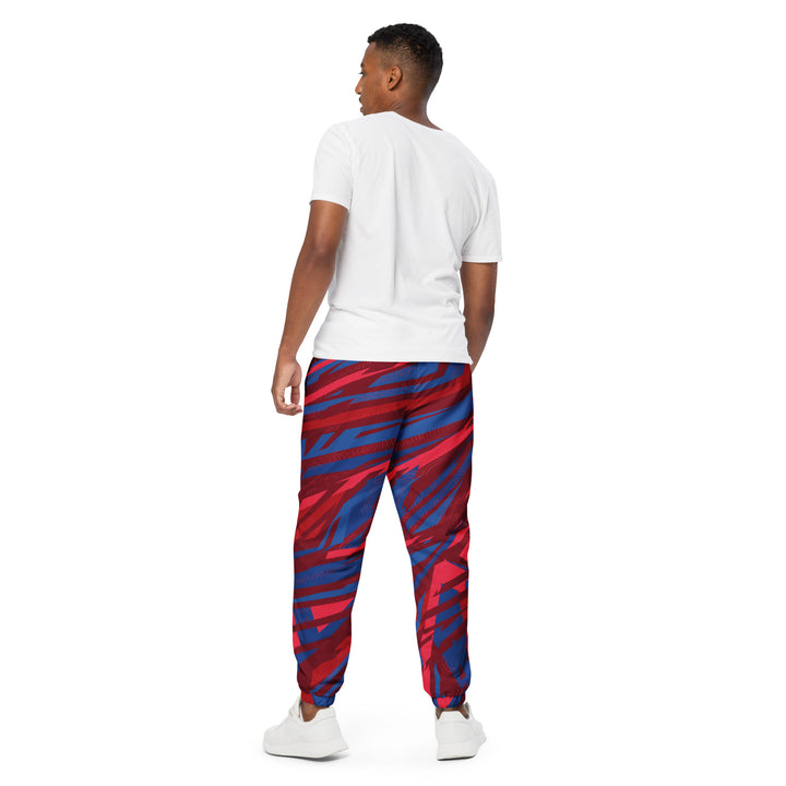 Unisex Track Pants - Red-Blue Root