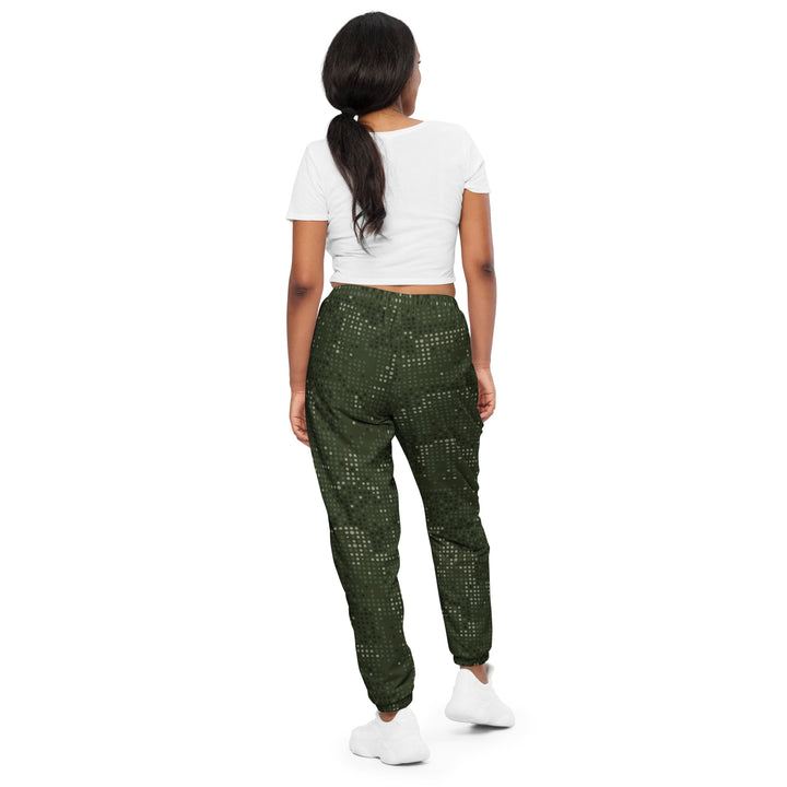 Unisex Track Pants - Green-Grey Camouflage