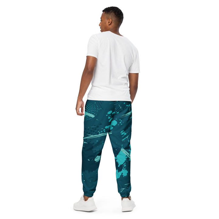 Unisex Track Pants - Green Paint