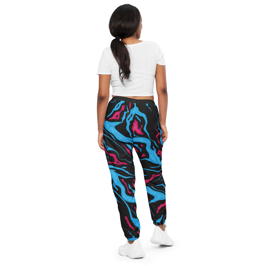 Unisex Track Pants - Blue-Pink Confusion