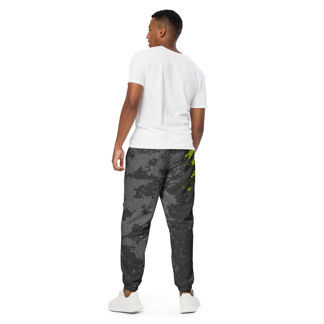 Unisex Track Pants - Grey-Green Street