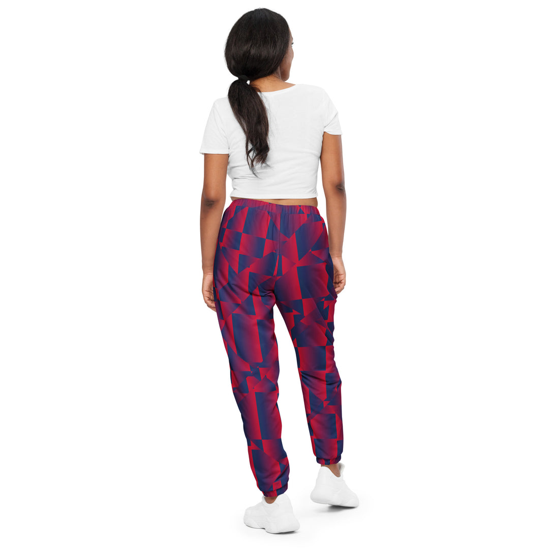 Unisex Track Pants - Red-Blue Shift