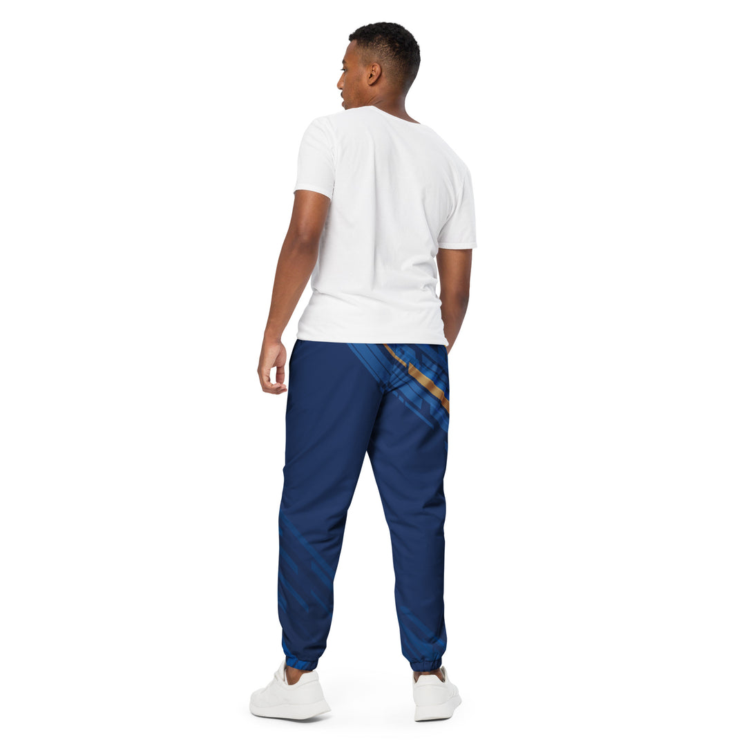 Unisex Track Pants - Blue-Yellow Victory