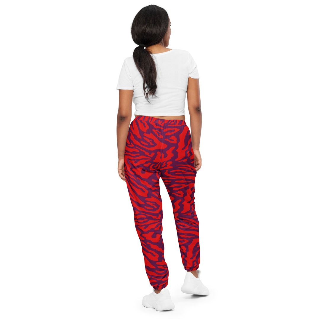 Unisex Track Pants - Red Fuel