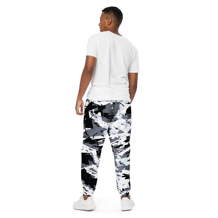 Unisex Track Pants - Black-White Mastery