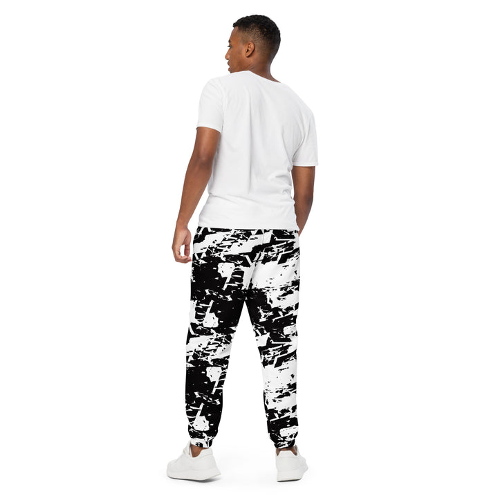 Unisex Track Pants - Black-White Marks