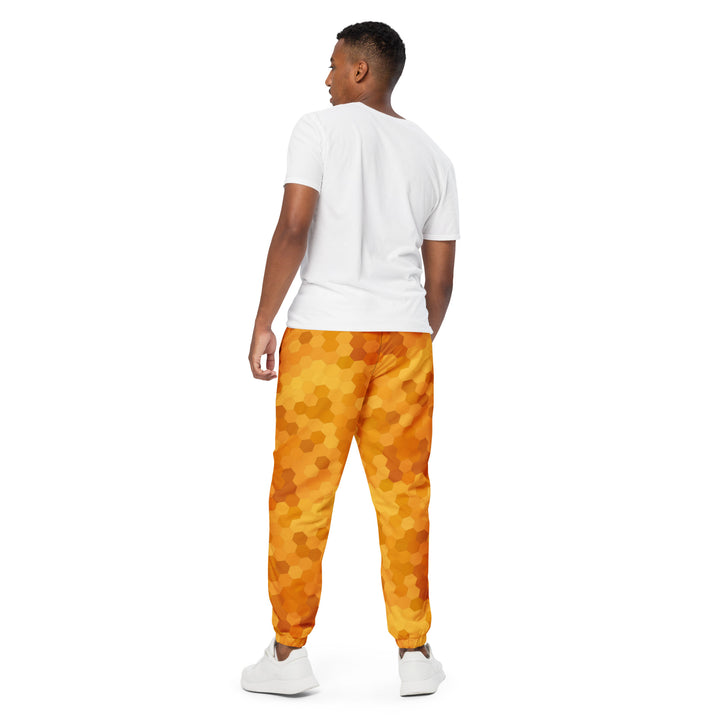 Unisex Track Pants - Orange Comb