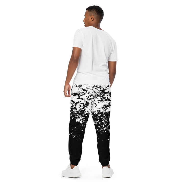 Unisex Track Pants - Black-White Fall