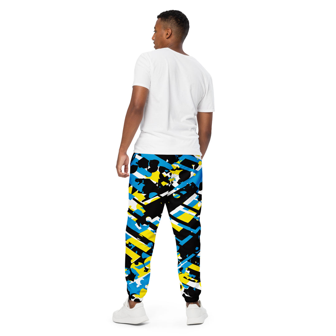 Unisex Track Pants - Black-Yellow Track