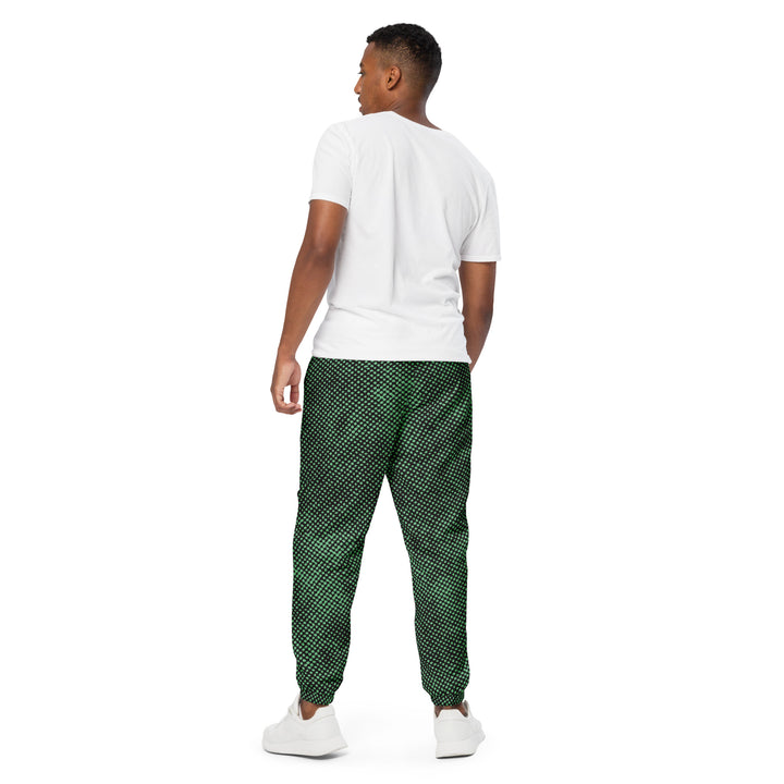 Unisex Track Pants - Black-Green Lost