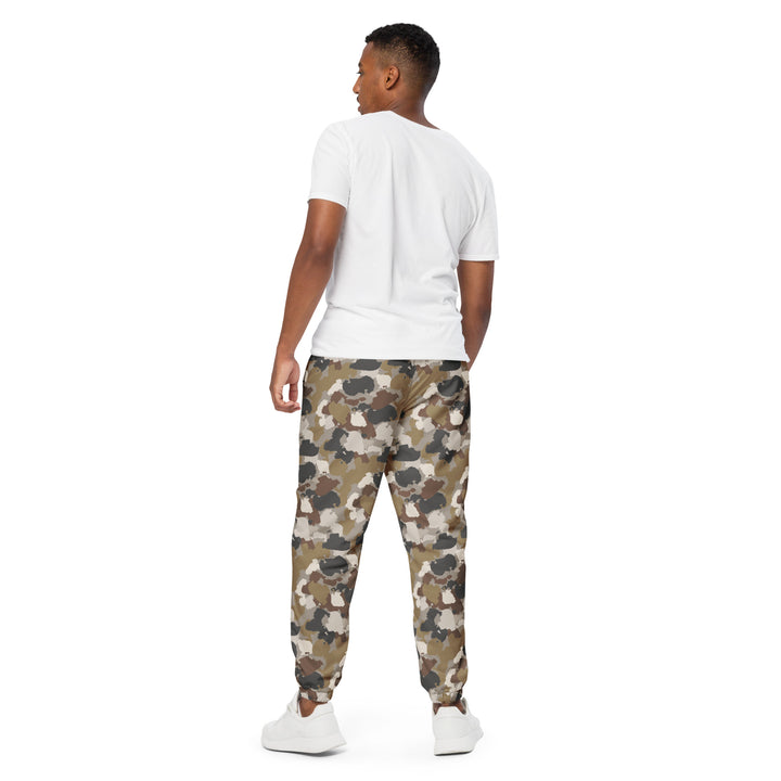 Unisex Track Pants - Brown Camouflage