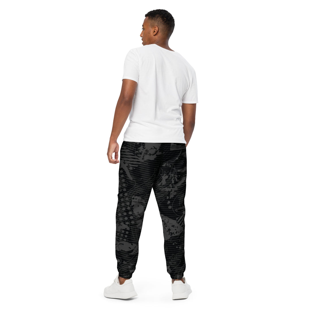 Unisex Track Pants - Black-Grey Sound