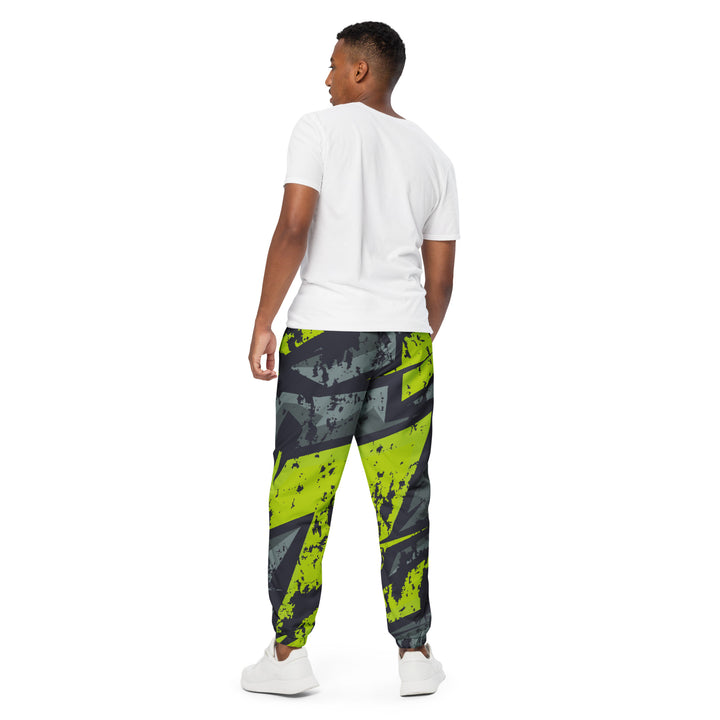 Unisex Track Pants - Green-Black Graffiti