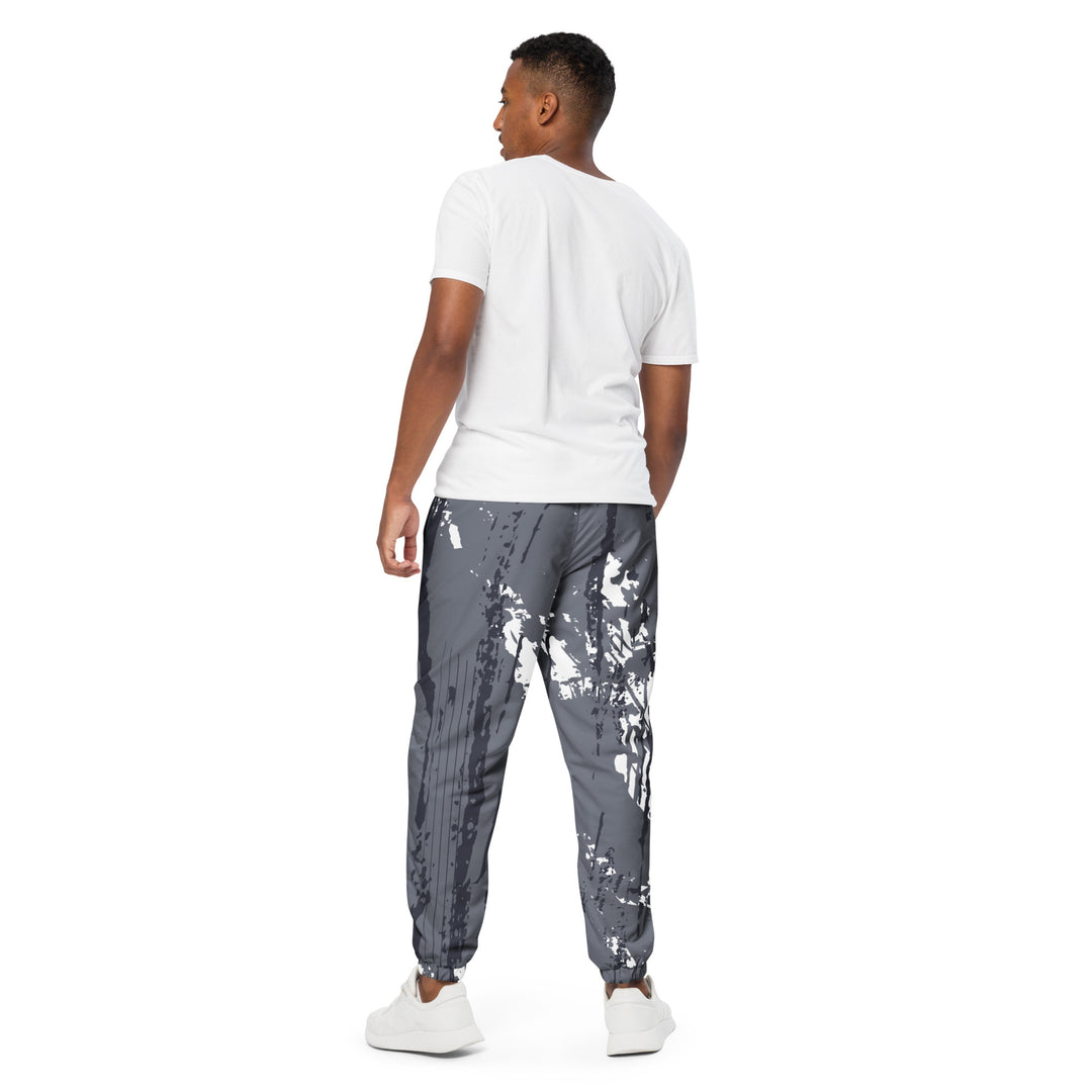 Unisex Track Pants - Grey-White Drops