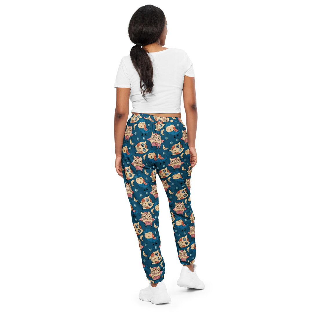 Unisex Track Pants - Blue Owl