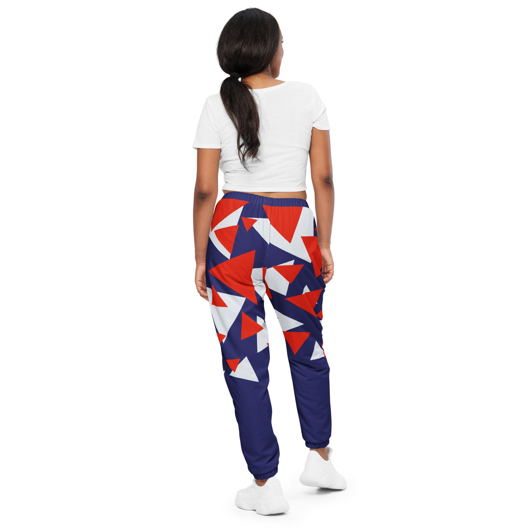 Unisex Track Pants - Purple-Red Falling