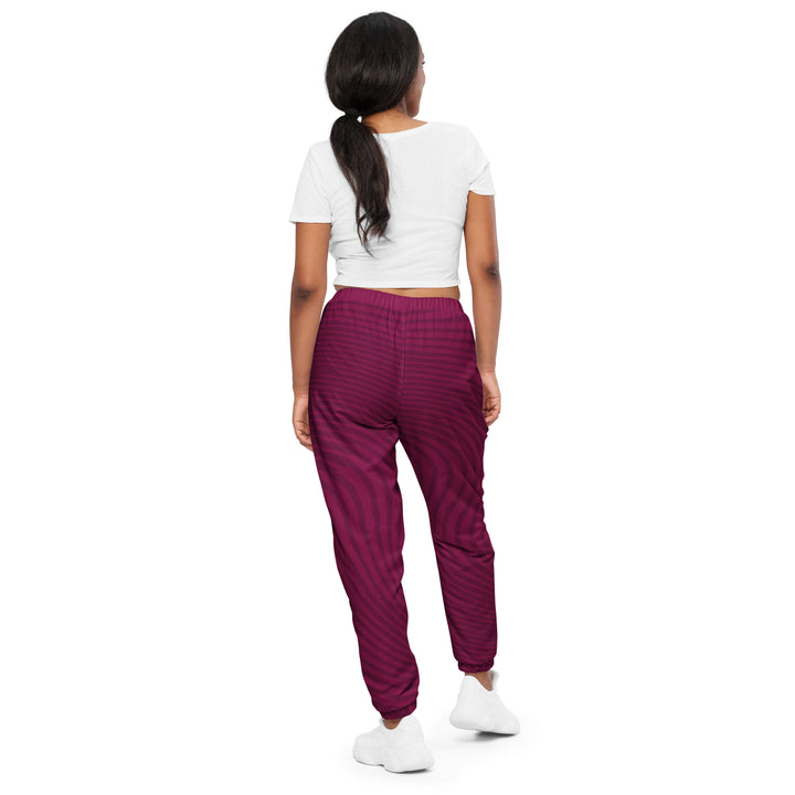 Unisex Track Pants - Red Curve