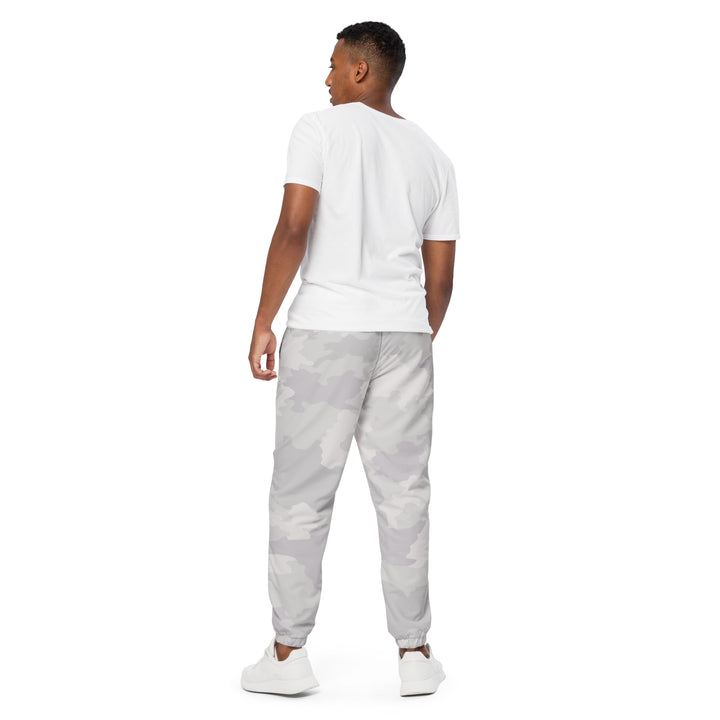 Unisex Track Pants - Beige-Grey Camouflage