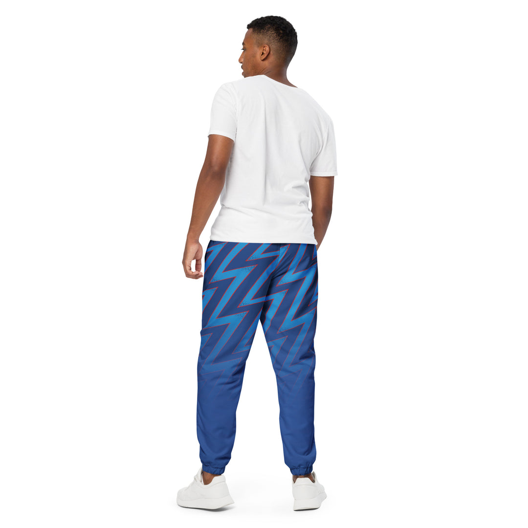 Unisex Track Pants - Blue-Red Vibrate