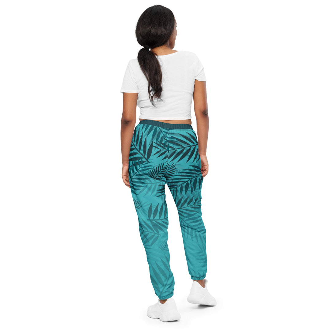 Unisex Track Pants - Turquoise Farn