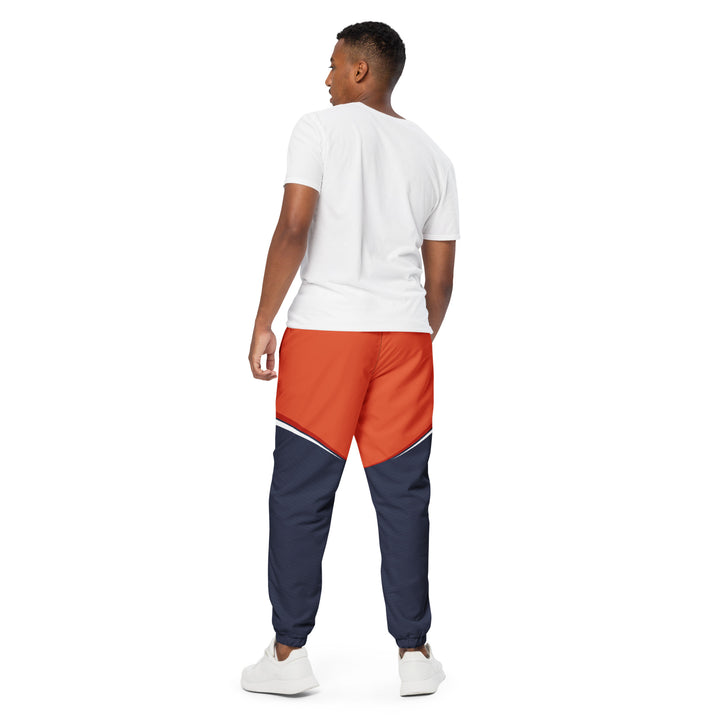 Unisex Track Pants - Grey-Orange Throne