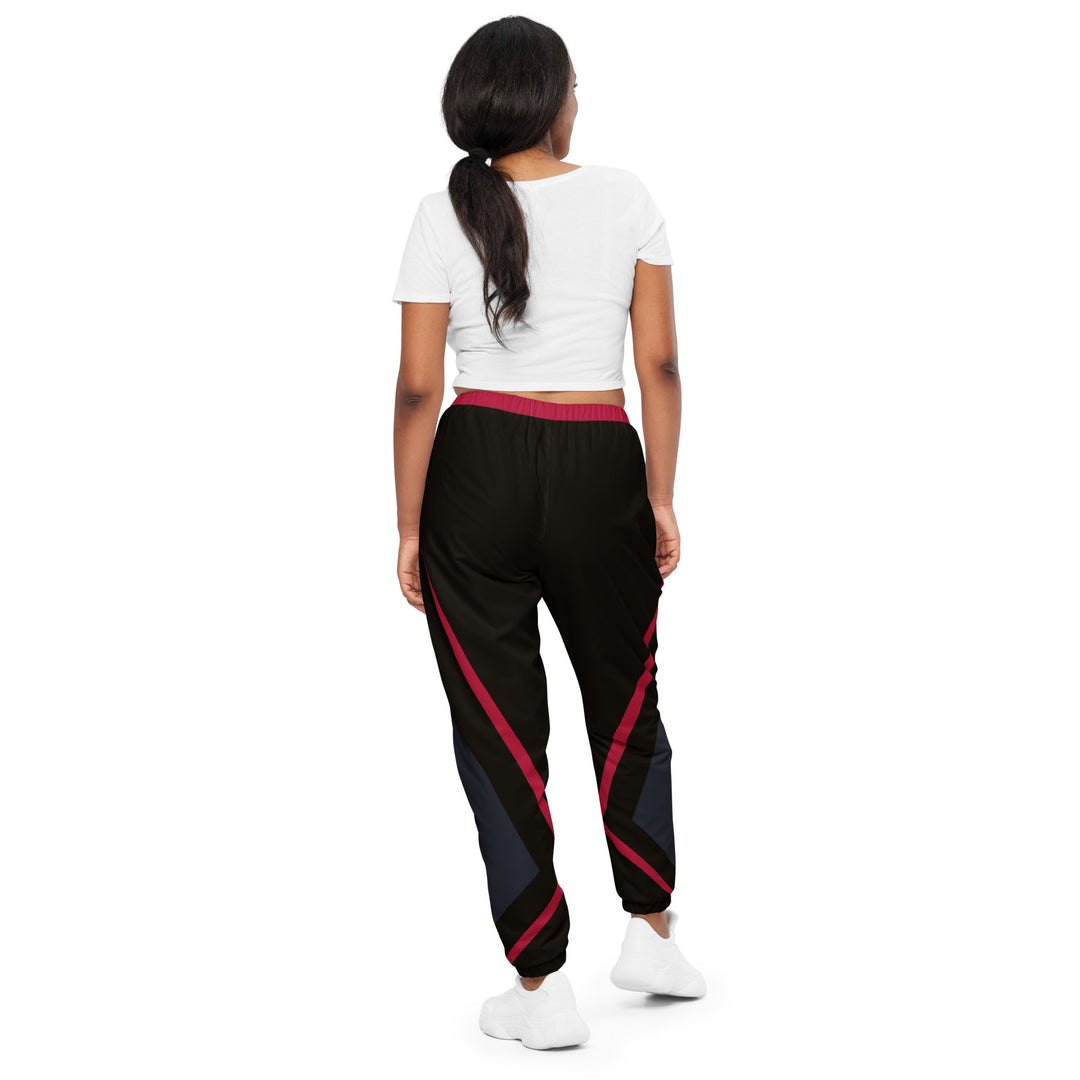 Unisex Track Pants - Black-Red Hero