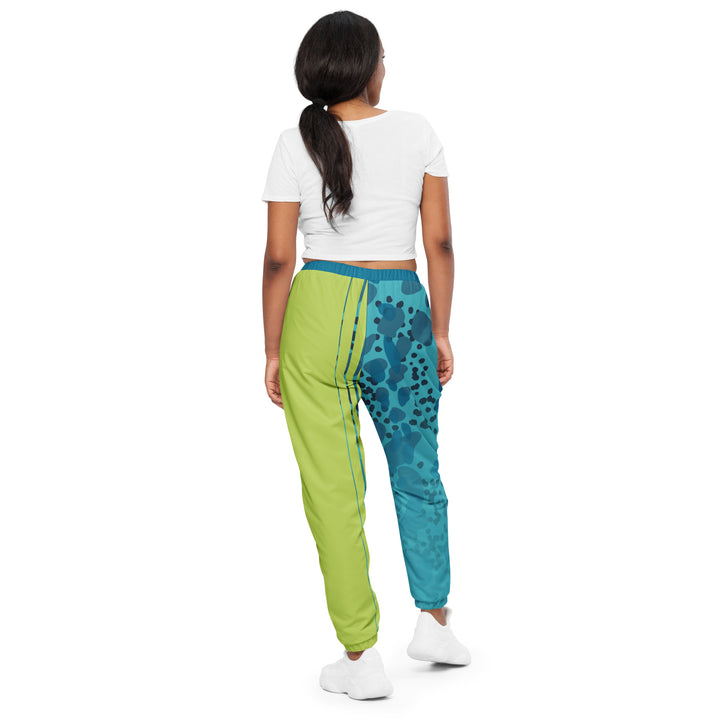 Unisex Track Pants - Turquoise-Green Cell