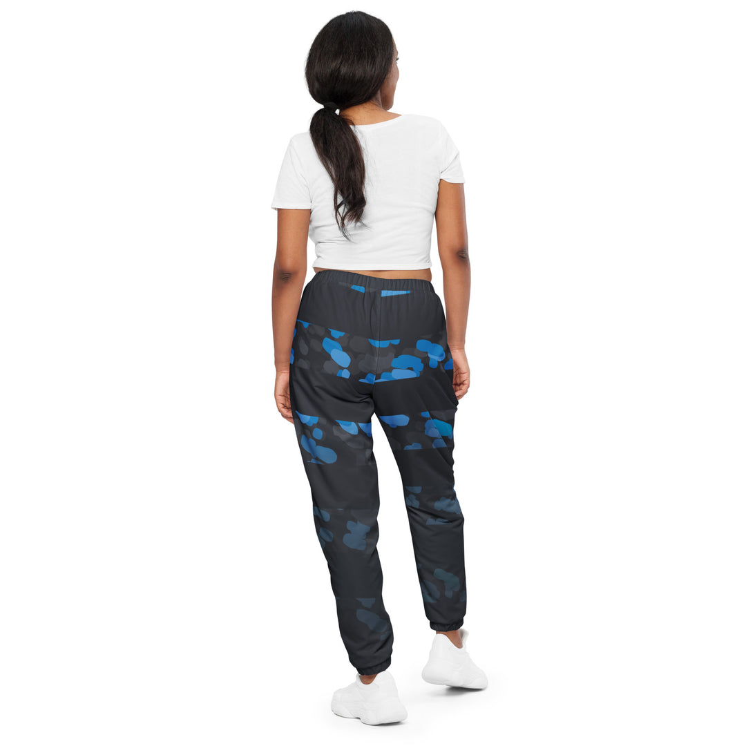 Unisex Track Pants - Grey-Blue Hide