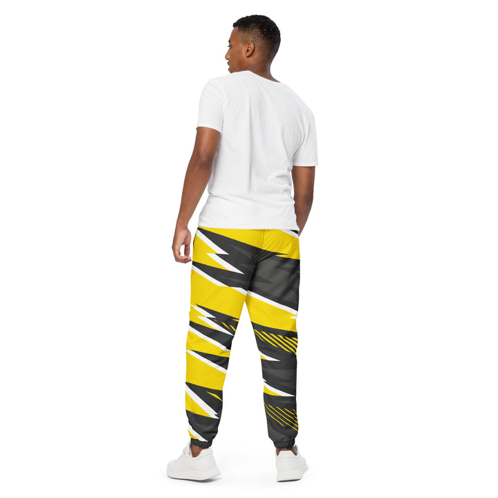 Unisex Track Pants - Grey-Yellow Top