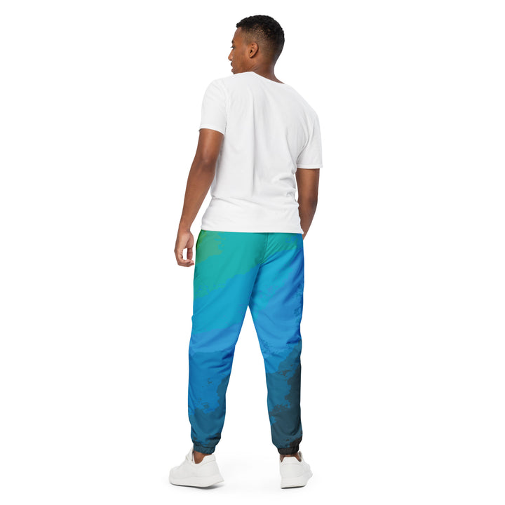 Unisex Track Pants - Blue-Green Fog