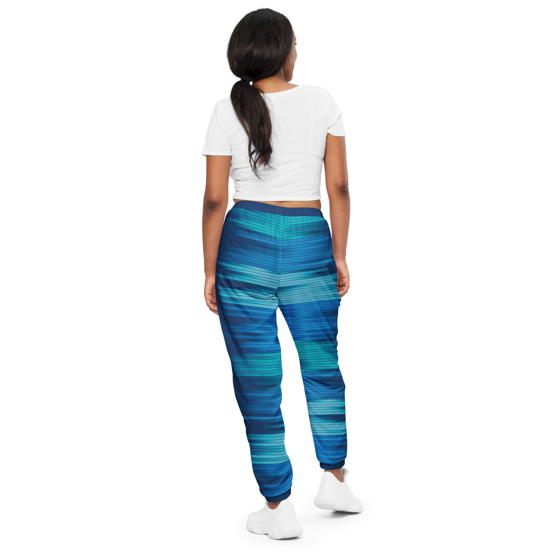 Unisex Track Pants - Blue Mirage