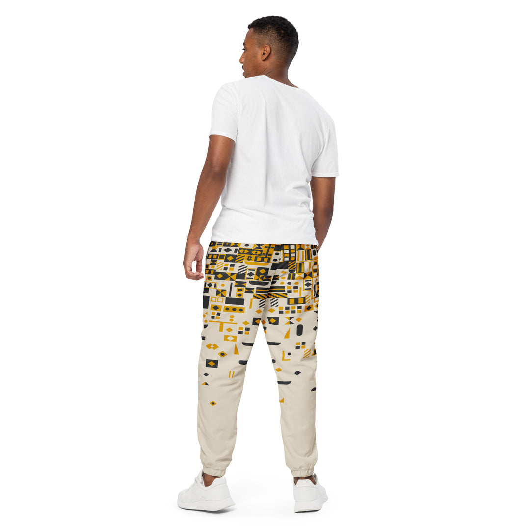 Unisex Track Pants - Yellow-Black Fall