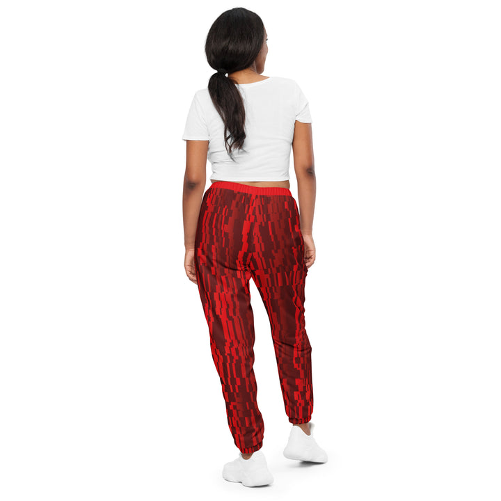 Unisex Track Pants - Red Shift