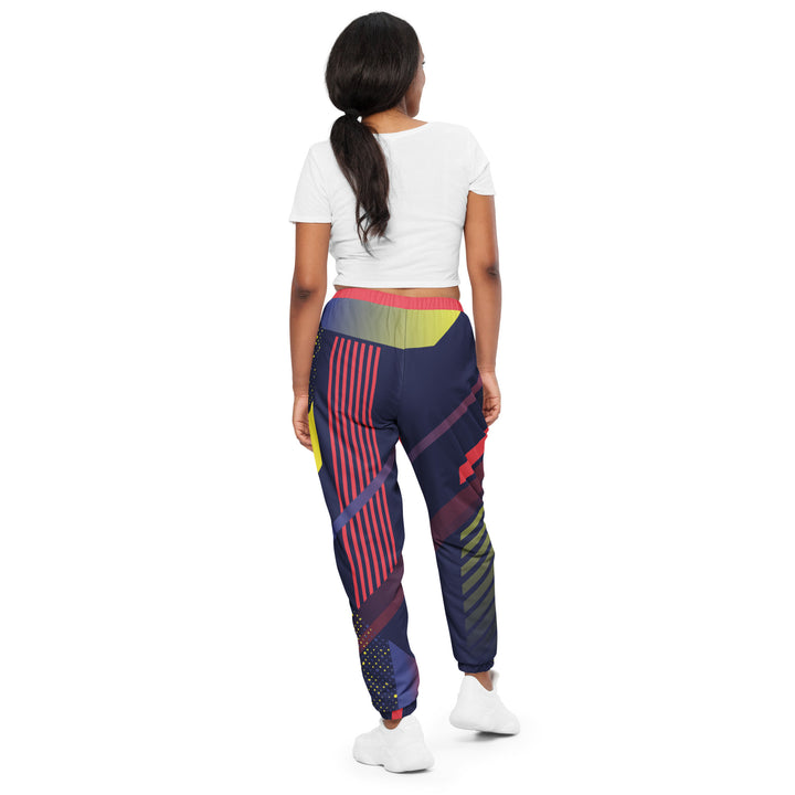 Unisex Track Pants - Purple-Red Order