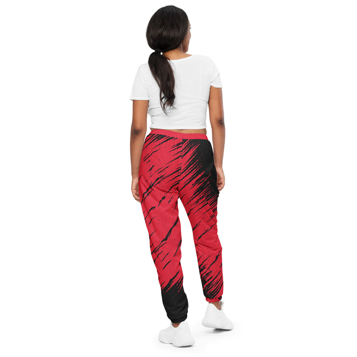 Unisex Track Pants - Blue-Red Desert