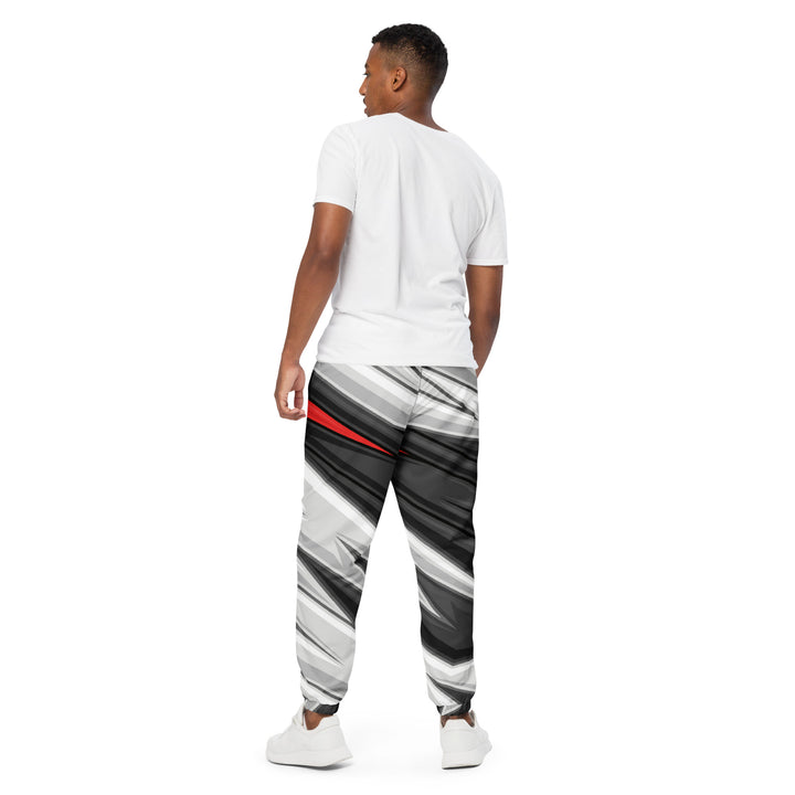 Unisex Track Pants - Black-Grey Fast