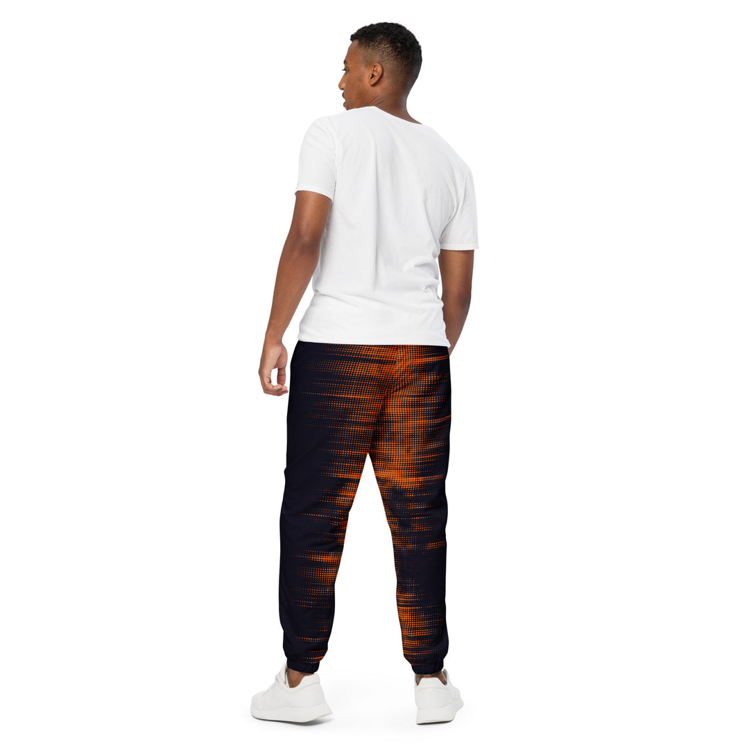 Unisex Track Pants - Black-Orange Soul