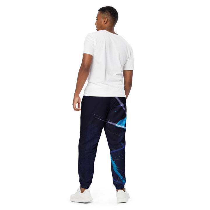 Unisex Track Pants - Purple-Blue Seek