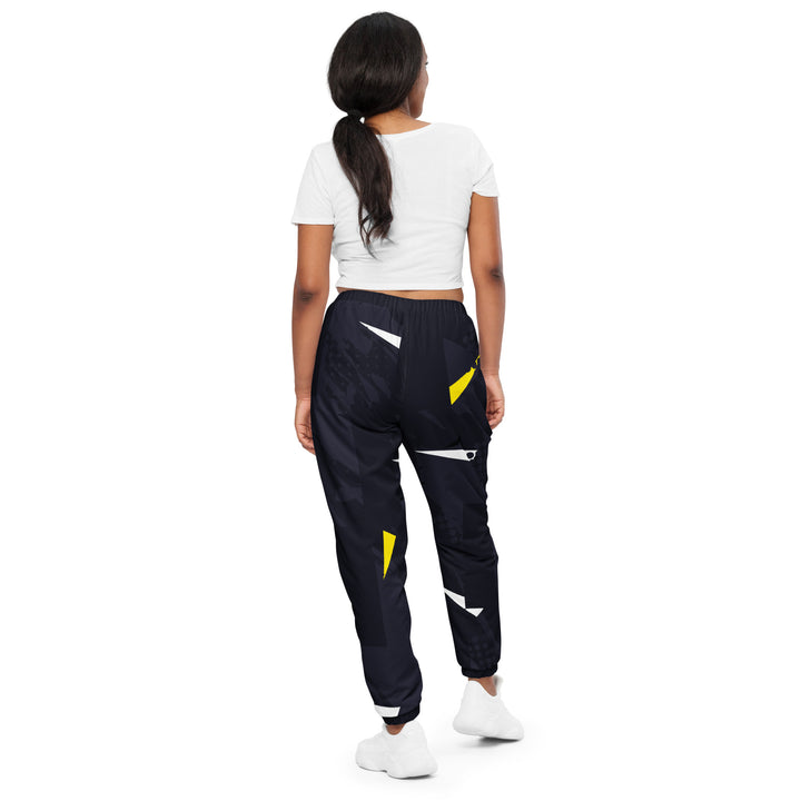 Unisex Track Pants - Black-Yellow Hunt