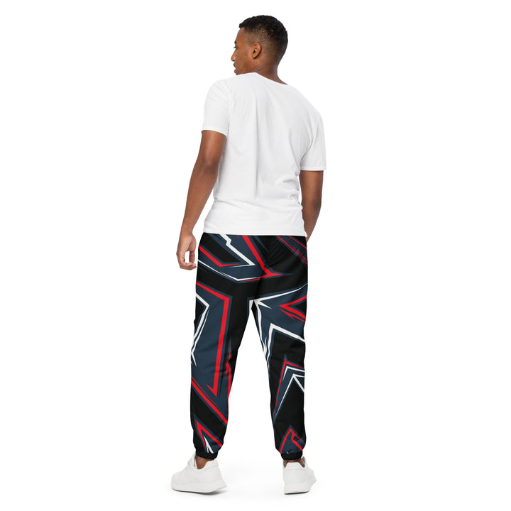 Unisex Track Pants - Black-Red Arrow