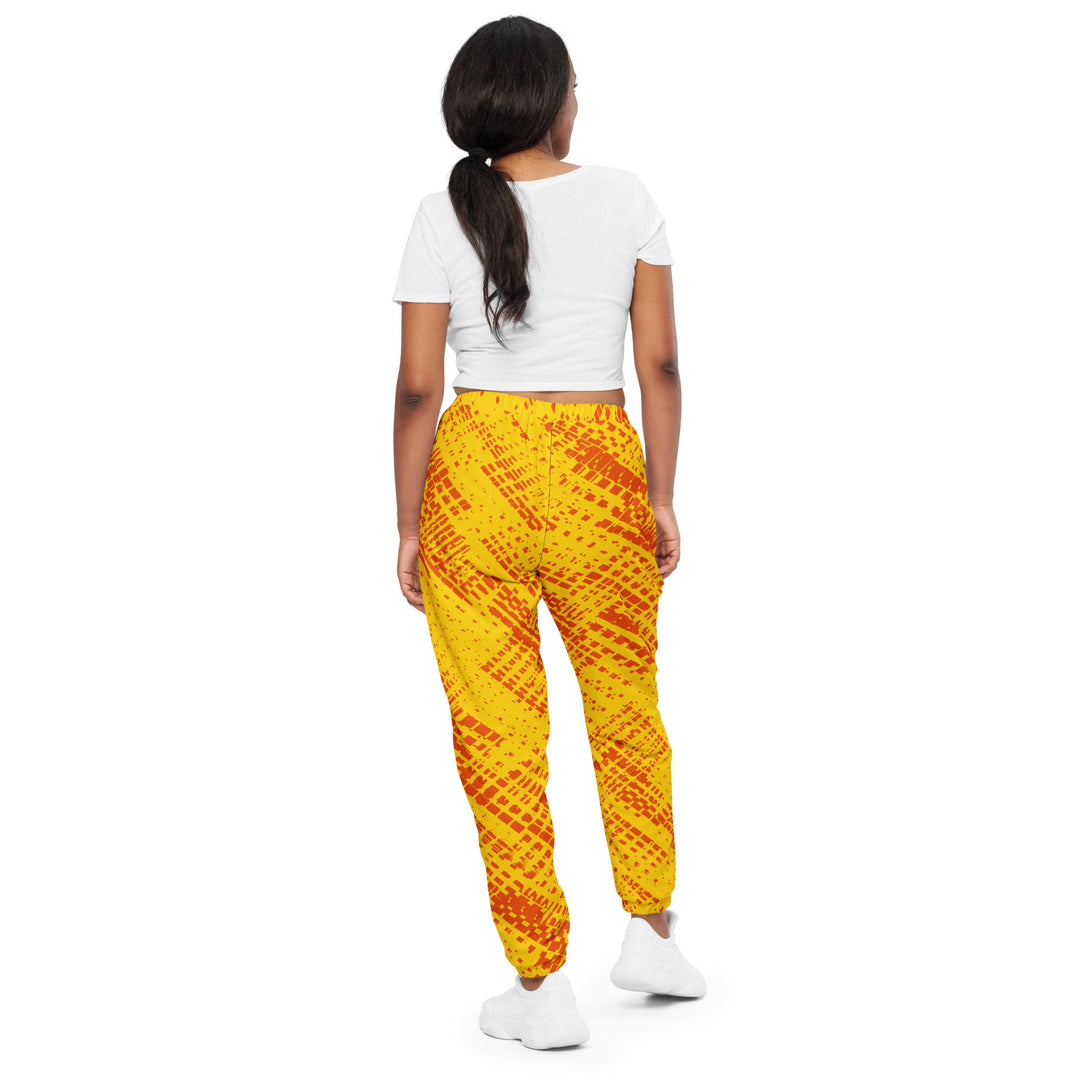 Unisex Track Pants - Yellow-Orange Shaft