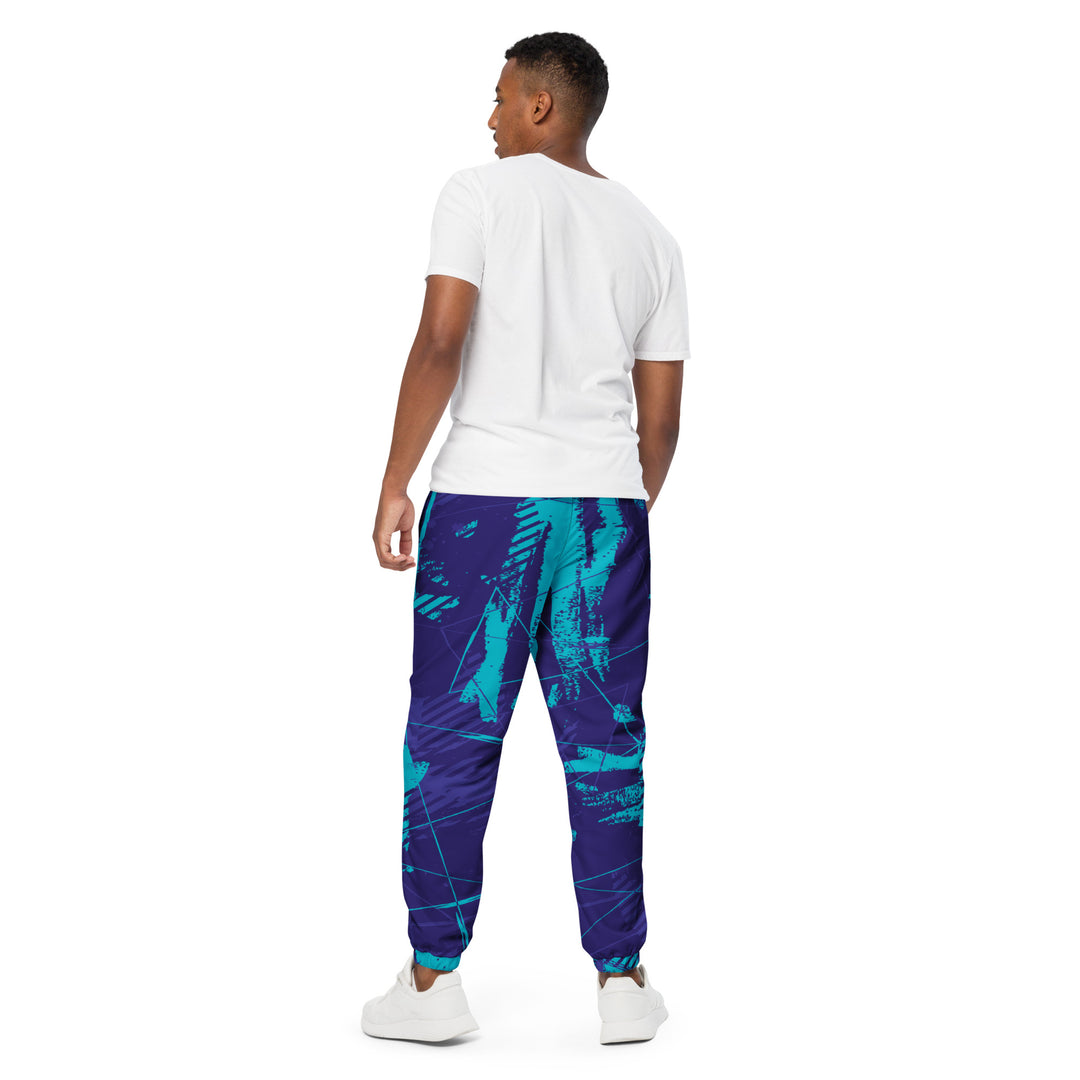 Unisex Track Pants - Purple-Blue Road