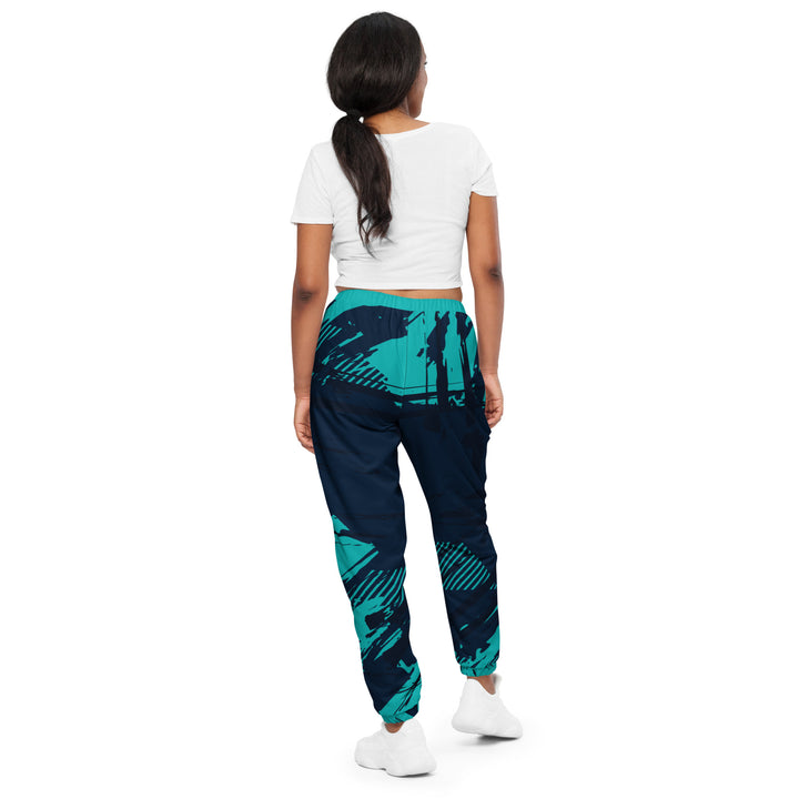 Unisex Track Pants - Blue-Turquoise Track