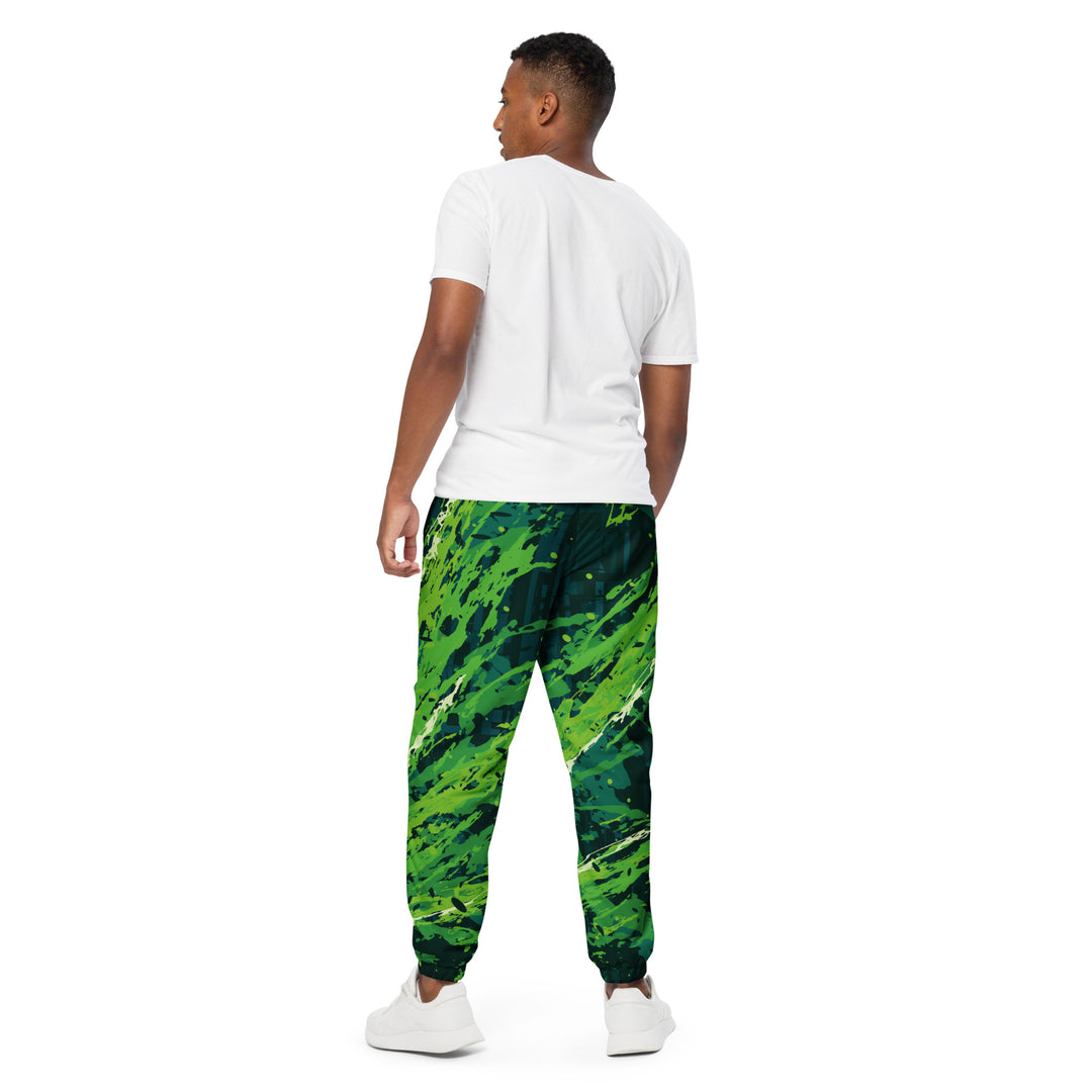 Unisex Track Pants - Green Eruption