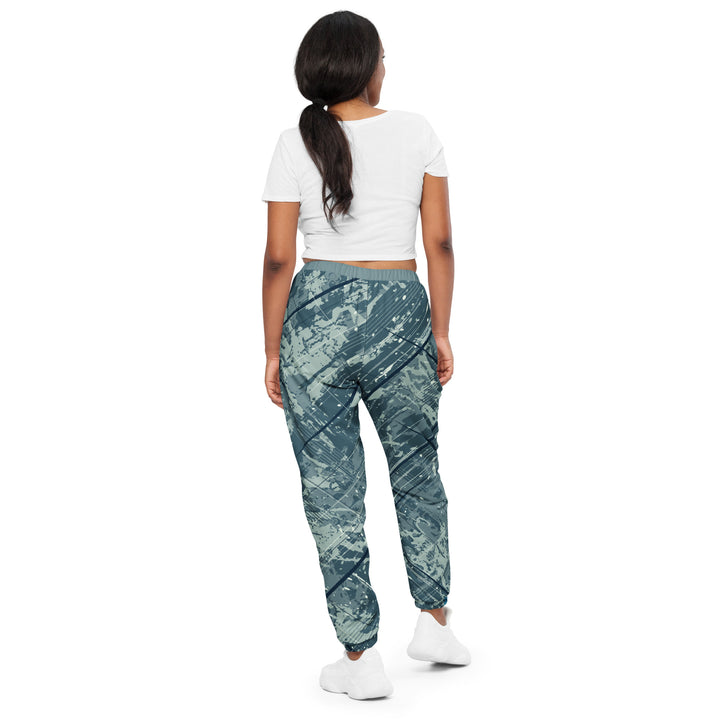 Unisex Track Pants - Grey-Blue Cover